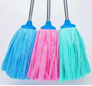 Color Spunlaced Non-Woven Replaceable Mop Head Floor Cleaning Rotating Dust-Free Mop