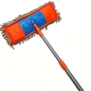 Colorful Factory Supply Microfiber Flat Chenille Mop with Telescopic Handle