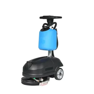 Commercial 15L Foldable Walk-Behind Floor Scrubbing Machine for Office and Hotel