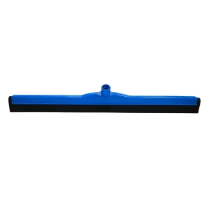 Commercial 18/22-Inch Plastic Blue Floor Scrubber Squeegee Wiper Head for Concrete, Wood, and Tile, No. 8114