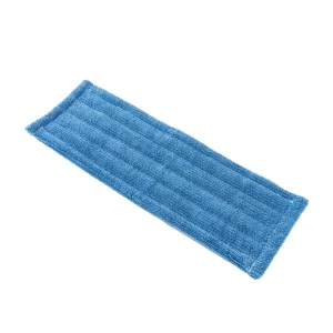 Commercial Blue Microfiber Spray Mop Replacement Heads for Flat Pocket Mops