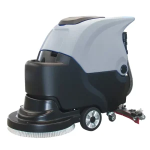 Commercial CE Approved 55L Scrubbing Machine Battery Walk Behind Floor Scrubber for Warehouse