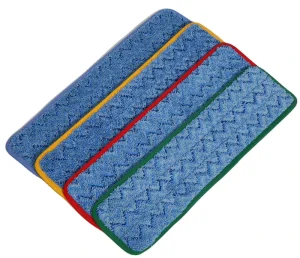 Commercial Cleaning Tools Twisted Microfiber Flat Mop Pad Replacement Head Industrial Wet Mops Refill Heads