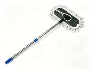 Commercial Cotton Dust Mop Heavy Duty Flat Push Mop Telescopic Handle for Industrial Floor Cleaning