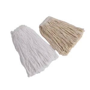 Commercial Cotton Looped-End String Mop Head Refill for Wet Floor Cleaning