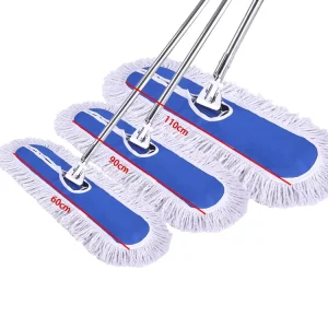 Commercial Cotton Thread Flat Dust Mop for Hotel, School, Mall, Hospital, and Office Use