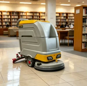 Commercial Floor Scrubber Machine ST X500 20 inch Cleaning Width for Library School Ceramic Tile Hardwood Floor Cleaning