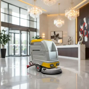 Commercial Floor Scrubber Machine ST X500 Battery Floor Washer for Office Hotel Workshop Floor Clean