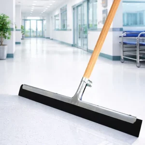 Commercial Floor Squeegee with Rubber Blade for School and Hospital Cleaning