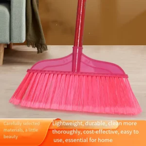 Commercial Grade Angle Broom Reinforced Stitching & Durable Bristles Ideal for Hotel Office & Mall Use