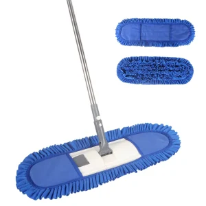 Commercial Grade Durable Sustainable Flat Mop Set Refill Pads Machine Washable Microfiber Mop Stainless Steel Handle