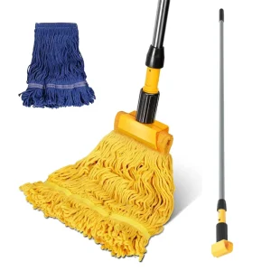 Commercial Grade Looped End Heavy Duty Large Mop Head Industrial Wet Mop Refill
