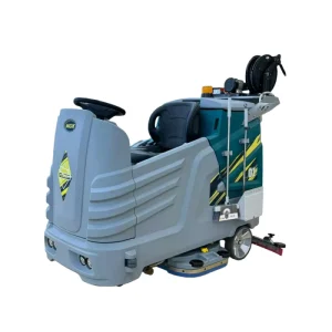 Commercial Heavy-Duty 48V Ride-On Electric Floor Scrubber with 275L Hopper