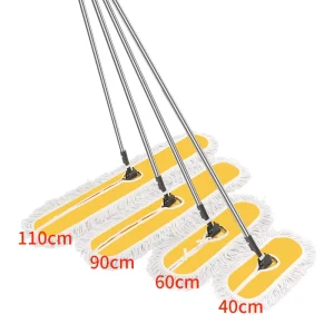 Commercial Heavy-Duty Dust Mop Long-Handle Floor Duster Hotel Gym Household Cleaner