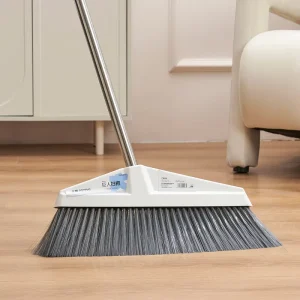Commercial Heavy Duty Plastic Yard Broom with Durable Handle
