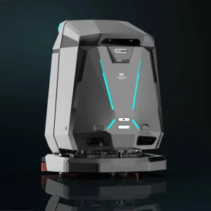Commercial Industrial Cleaning Robot with Floor Vacuum and Sweeping, 3D LiDAR Navigation, App-Controlled