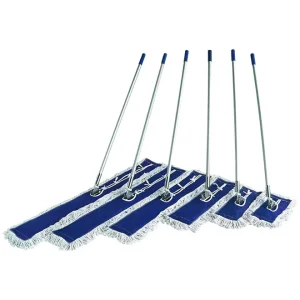 Commercial Industrial Flat Dust Mop with Long Handle