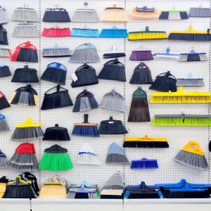 Commercial Industrial Floor Broom for Indoor Garage and Kitchen Sweeping