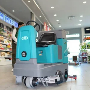 Commercial Industrial Heavy-Duty Ride-On Electric Floor Sweeper