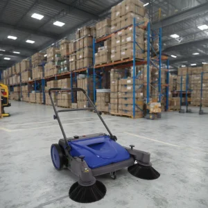 Commercial Industrial Outdoor Manual Walk-Behind Road Sweeper