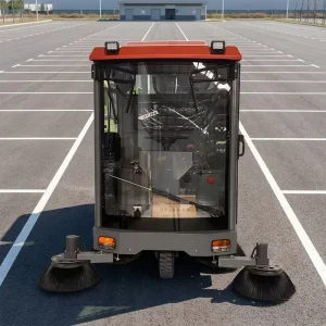 Commercial Industrial Ride On Battery Powered Floor Cleaning Machine Pressure Washer Sweeper