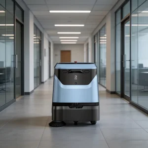 Commercial Industrial Robot Floor Cleaning Machine with Sweeping, Vacuuming, and Scrubbing