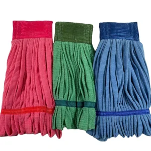 Commercial Medium Microfiber Tube Mop Replacement Head Industrial Wet Mops