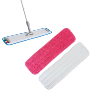 Commercial Microfiber Mop Cloth for Hotel Cleaning High Density Absorbent Mop Pad Custom Size and Color