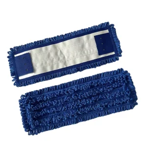 Commercial Reusable Microfiber Flat Mop Pad with Microfiber Head