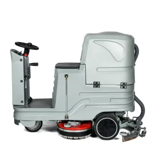 Commercial Ride-On Floor Scrubber for Warehouses and Parking Lots