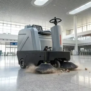 Commercial Ride-On Sweeper for Railway Station Halls and Large Buildings