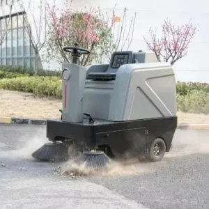 Commercial Ride-on Sweeper for Property Management Residential Roads Outdoor Dust and Leaf Cleaning Equipment