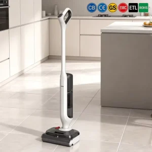 Commercial Self-Cleaning Cordless Wet-Dry Floor Washer with 180° Reclining, LED Display, and Anti-Tangle Technology