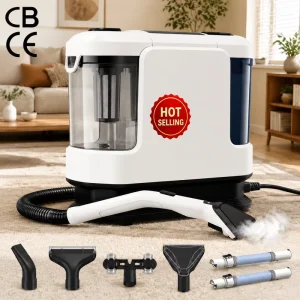 Commercial Spot Vacuum Cleaner 15kPa with Continuous Steam, 2-in-1 Wet and Dry Floor and Carpet Cleaner