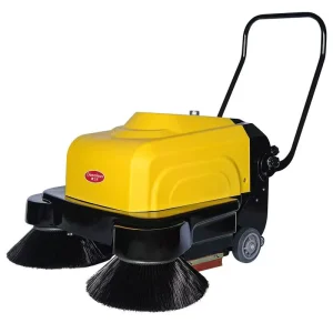Commercial Walk Behind Electric Floor Sweeper Factory & Industrial Workshop Automatic Cleaning Machine for Dust & Concrete