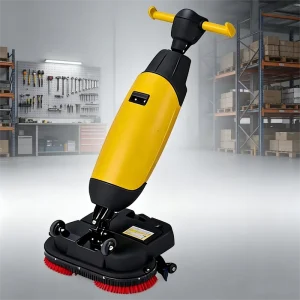 Commercial Walk Behind Floor Scrubber Dryer Battery Operated Floor Cleaning Equipment for Small and Medium Areas