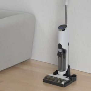 Cordless Upright Vacuum Cleaner Electric Mop Wet Dry Floor Cleaner Rechargeable Self-Cleaning