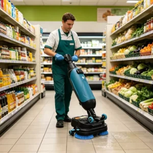 Compact Commercial Floor Scrubber Dryer 430mm Cleaning Path SUTO ST X430 Lithium Battery Floor Cleaning Machine for Hard Floors