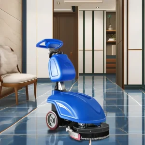 Compact Cordless Industrial Wood Single Disc Floor Scrubber Battery Powered Commercial Floor Scrubber Machine
