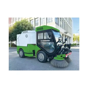 Compact Pure Electric Road Cleaning Machine, Street and Floor Sweeper