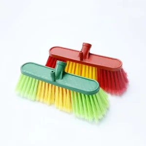 Competitive Export Eco Friendly Modern Car Broom Head 7 Rows Soft Bristle Floor Sweeper Broom with Wooden Handle