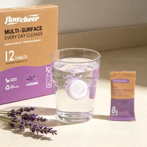 Concentrated Dissolvable Cleaning Tablet for Kitchen, Bathroom, Glass, and Daily Surfaces
