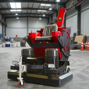 Construction Use 1500mm Working Width Remote-Controlled Dual-Disc Dual-Motor Gearbox Frame 380V Concrete Floor Grinder
