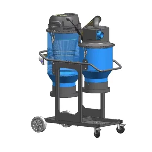 Continuous-Working Floor Vacuum for Grinding and Polishing