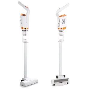 Cordless 100-120 AW Battery-Powered Bagless Dry Vacuum Cleaner with Cyclone Technology