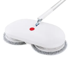 Cordless Automatic Electric Spin Mop with Steam Function and Rotating Mop Heads