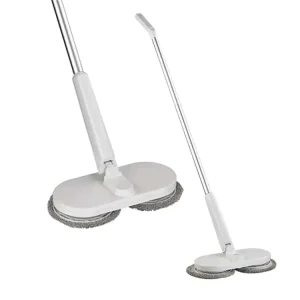 Cordless Dual-Spinning Spray Floor Cleaning Mop