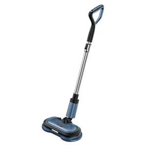 Cordless Electric Dual-Spinning Wet/Dry/Waxing Spin Mop for Household, Hotel, and Garage Floors with Detachable Battery and 300mL Water Capacity