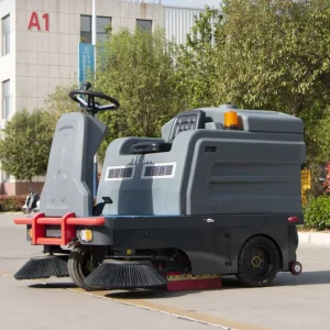 Cordless Electric Floor Sweeper for Indoor and Outdoor Use