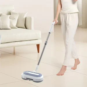 Cordless Electric Mop for Hardwood Floors with Motorized Spin Scrubber
